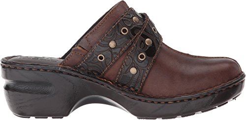 b.o.c. Women\'s Karley Chocolate Tooled Leatherclogs-and-Mules-Shoes 7 B(M) US