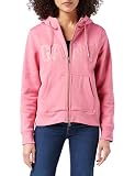GANT Damen D2 Logo Zip Hoodie Kapuzenpullover, Rapture Rose, XL