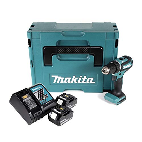 Makita DDF485RFJ Akku-Bohrschrauber 18V / 3,0 Ah, 2 Akkus + Ladegerät im MAKPAC
