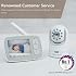 Infant Optics DXR-8 480p Video Baby Monitor, Non-WiFi Hack-Proof FHSS Connection, Interchangeable Lenses, Pan Tilt Zoom, LED Sound Bar, Night Vision, and Two-Way Talk.