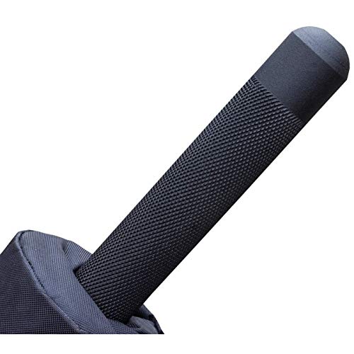 Strength Shop Riot Olympia-Safety Squat Bar - natürlich geformte Griffstücke - 2.26m Heavy Duty 22kg OSSB Langhantel mit Nackenpolster - Kniebeugen - Rated to 350kg