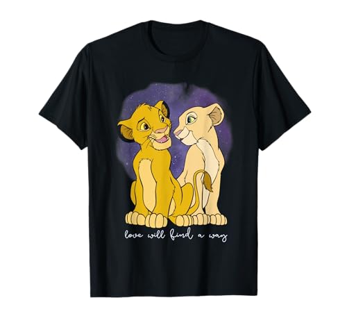 Disney Lion King Simba Nala Love Valentine's T-Shirt