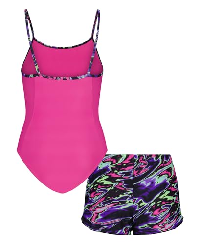 Image of Under Armour Girls' One Piece Swimsuit, UPF 50+ Sun Protection, Quick Drying Bathing Suit