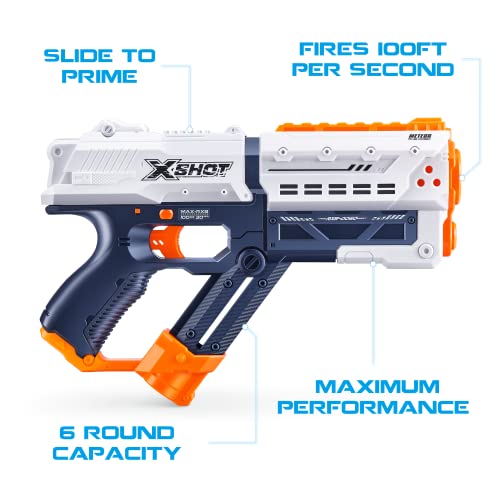 XSHOT Chaos Meteor Round Blaster (2 Pack, 24 Rounds), White Toy Blaster - Image 3