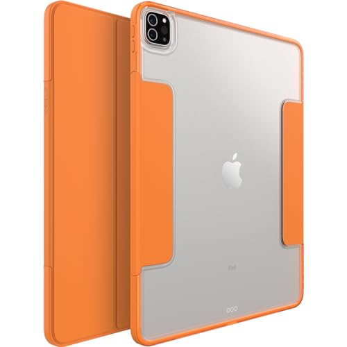 Image of OtterBox - Symmetry Series 360 Elite Case for 12.9 inch iPad Pro 3rd-6th Gen, Scratch-Resistant Tablet Case with Folio and Apple Pencil Holder (Vitamin C)