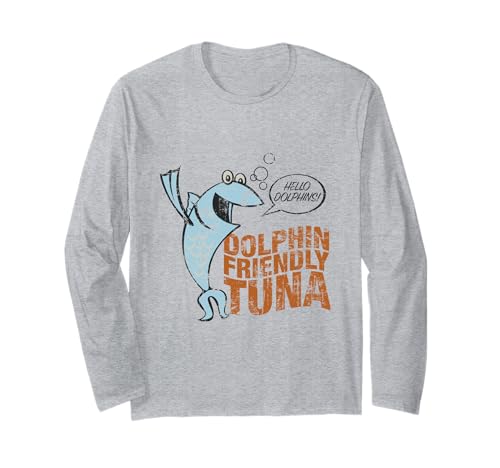 Delfinfreundlicher Thunfisch Langarmshirt