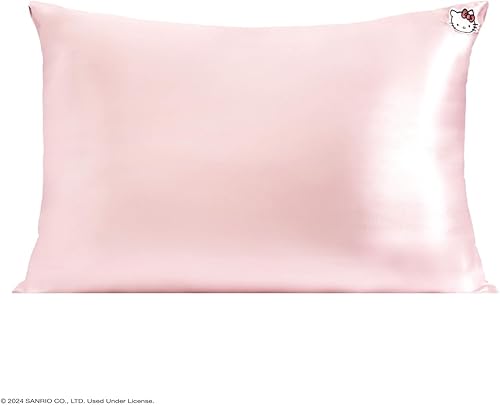 Vista 335 de Kitsch x Elf - Funda de almohada de satén con cremallera de tamaño queen/estándar, para el cabello y la piel, funda más suave que la seda, lavable a