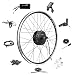 EBIKELING 36V 500W 26" Geared Front Waterproof Electric Bicycle Conversion Kit (Front/LCD/Thumb)
