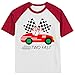 Personalized Two Fast Race Car 2nd Birthday Shirt | Handmade Decorated Shirt | Personalized with Name | Unisex Short Sleeve Raglan T-Shirt