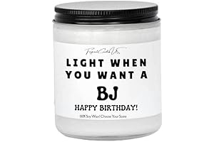 bj candle infused with Jasmine and Honeysuckle candles for him