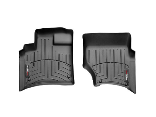 WeatherTech Custom Fit FloorLiners for Audi Q7, Q7, Q7-1st Row (441511), Black