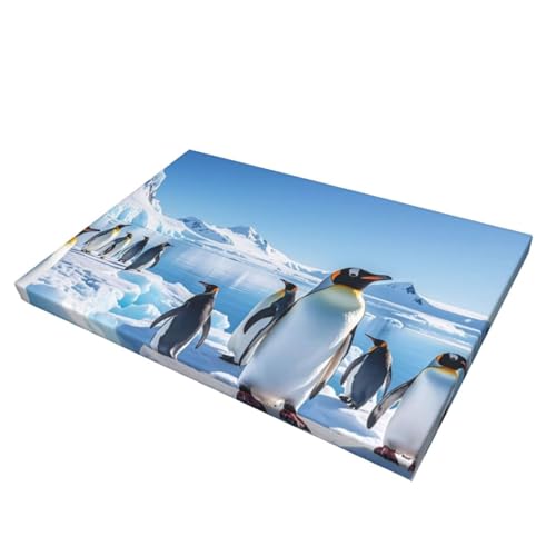 Impression sur toile pingouin antarctique tableau moderne de luxe - 2