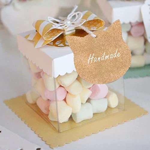 50pcs Etichette Regalo,Etichette in Carta