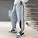Wide Leg Sweatpants for Boys Baggy Drawstring Elastic Waisted Pants Kids Fashion Y2K Side Striped Athletic Workout Trousers,Grey,8-9 Years