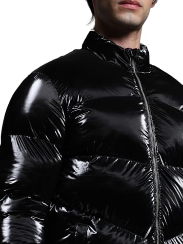 Image of JACK & JONES Men's Polyester Standard Length A-Line Coat