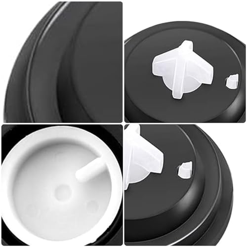 2 Stück Füllventil Für Spülkasten, Spülkasten Dichtungen, Hutmembran Spülkasten, Schwimmer Toilettenspülkasten, für Spülkästen(Schwarz)