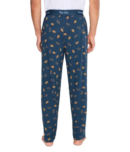 Image of Tommy John Men's Second Skin Pajama Pants - Comfortable Soft Sleep & Lounge Bottoms for Men