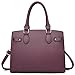 Purses and Handbags for Women Satchel Fashion Ladies Top Handle Shoulder Tote Bags(Purple)