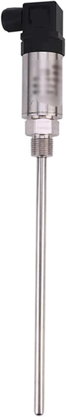 Temperature Transmitter SS304 DC 24V Temperature Transducer Sensor 4-20mA to 0-10V to RS485 Temperature Transmitter(0-250C 4-20mA Output)