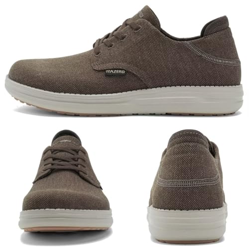 Image of 1TAZERO Wide-Shoes for Men Toe-Box Walking - Extra Wide Width Barefoot Orthopedic Shoes for Men Casual Shoes with Arch Supprot
