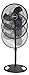 Lasko 2521 16 Inch 3-Speed Quiet Adjustable Tilting Wide-Area Oscillating Standing Pedestal Fan for Bedroom, Kitchen, Home, and Office, Black