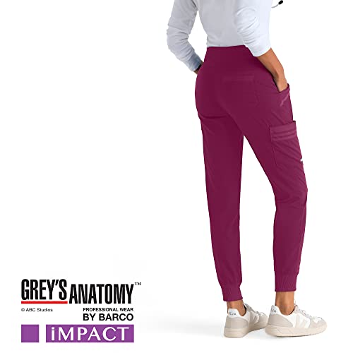 Barco Grey's Anatomy Impact Gip554 Women's Lively Scrub Pant Wine Xl #TOP1