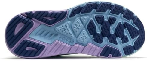 HOKA ONE ONE Womens Arahi 6 Textile Sunlit Ocean Lilac Mist Trainers 7 US | Image 1