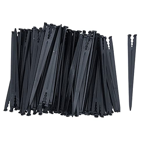 80 Pcs Irrigation Drip Support Stakes 1/8-1/4' Universal Drip Lines Tubing Hose for Gardens...