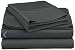 400 Thread Count Super Soft Extra Deep Pocket Sheet Set Twin Extra Long Solid Elephant Gray Fit Up to 19" inches Deep Pocket Limited Period Offer