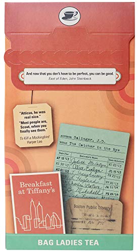 image for Bag Ladies Tea Novel Teas - Modern American Classics contains 25 teaba