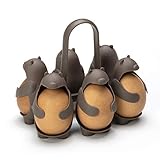 🥚🐻 Eierbehälter zum Kochen und Servieren von 6 Eiern