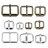 Ampliamente utilizado: las hebillas de rodillo de metal son muy adecuadas para la bolsa de bricolaje, reparación y cinturón de bricolaje, artesanías de cuero y otras artesanías.