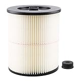 IOYIJOI 1 Pack Wet/Dry Filter Replacement for Craftsman Vac 9-17816 fit 5 Gallon & Larger Vacuum...