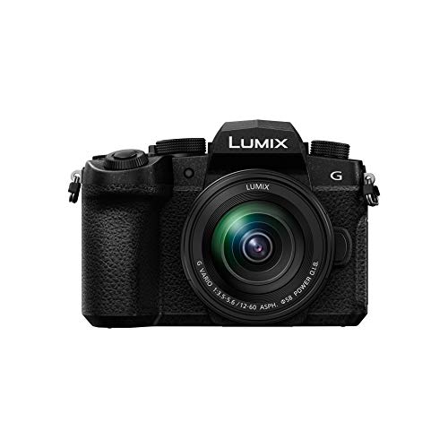 Panasonic Lumix G90M | Appareil Photo Hybride Tropicalisé + Objectif Lumix 12-60mm (Capteur 4/3 20MP, Double stab., Viseur OLED, Écran orient. tact. OLED, 4K illim., Vlog-L) Noir – Version Française