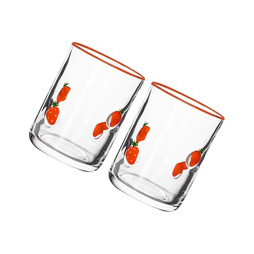 Vasos de vidrio de limón estables y gruesos para una mesa sofisticada 4