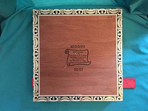 Compatible With Vintage Arturo Fuente Chateau Fuente Natural Wooden Cigar Box Empty #TOP2