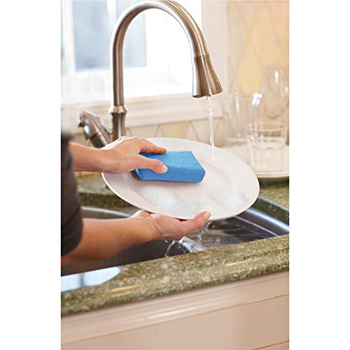 Casabella Multicolor Cellulose Scrub Sponges, Pack Of 3, Red/Yellow/Blue, 3 Count #TOP1