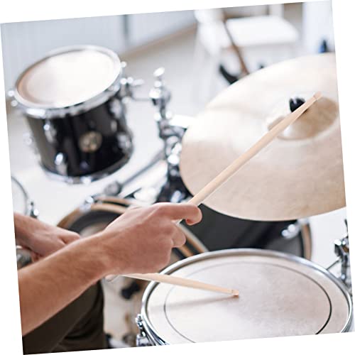 Set de accesorios para batería BESPORTBLE 9 piezas con baquetas de madera, cepillos de alambre y cepillos de jazz para percusión miniatura 3