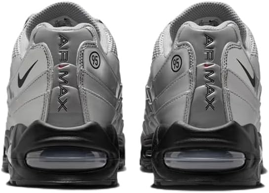 Nike Air Max 95 Big Bubble Mens Running Shoes (Metallic Silver/Black/Black)