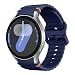Produktbild MoKo Sport Armband Kompatibel mit Samsung Galaxy Watch 7 FE 6 5 4 Armband 40mm 44mm/Watch 6 4 Classic Armband 43mm 47mm 42mm 46mm/5 Pro 45mm, Keine Lücke Silikon Band für Damen Herren,Mitternachtsblau