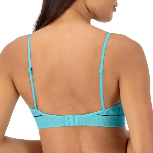 Image of Hanes Women's Originals Seamless Triangle Rib Bralette, Soft Ribbed Bras, ComfortFlex Fit Bra