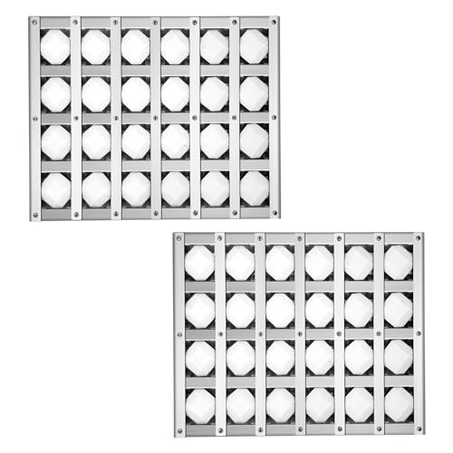 NEURARC 80744 Grills Complete Briquette Tray Assembly for Lynx Grill Parts,12 7/8 INCH Heat Plates Tent Shield for Sedona by Lynx L500, L700 Grill Parts with Ceramic Rods,2 Packs