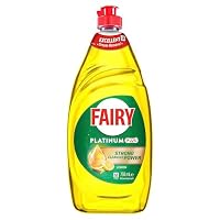 Fairy Platinum Plus Lemon Hand Dishwashing Liquid 750 ml