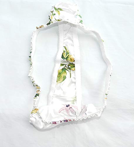 Qianya Womens String Thong Panties 100% Pure Silk Pattern 6 Pairs In One Economic Pack (As1, Alpha, M) #TOP4