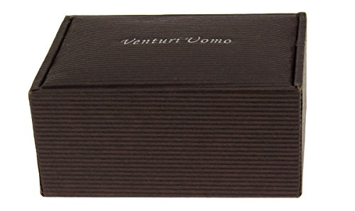 Mancuernillas para Hombre con Nácar en Acero Inoxidable miniatura 5