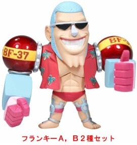 Amazon アニキャラヒーローズ ワンピースvol 11 新世界突入編 フランキーa Bセット ソフビ人形 おもちゃ