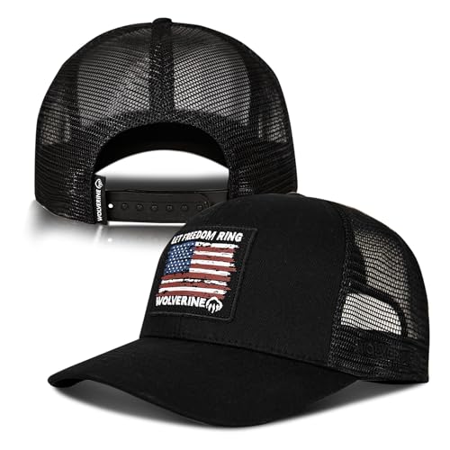 Image of Wolverine Trucker Hat | Mesh Back | Snapback | Adjustable | Rugged | Durable | Workwear