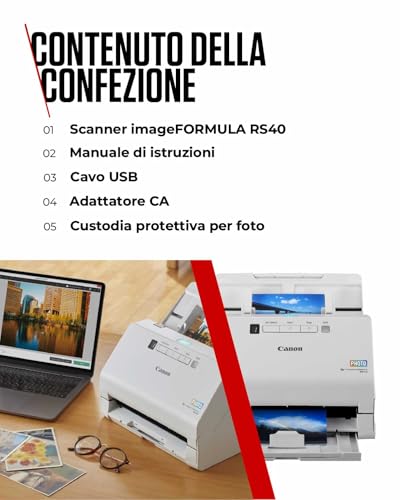 Canon RS40 Scanner A Foglio 600X600 Dpi Bianco - 7
