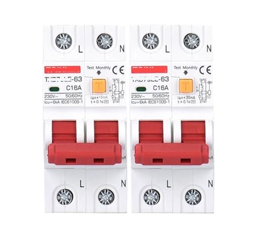 Disjoncteur différentiel 40A type AC protégeant vos équipements de buanderie 220V