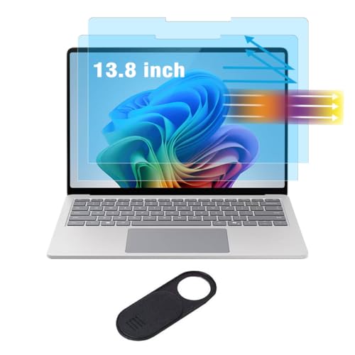 2 Pack Screen Protector for 2024 Microsoft Surface Laptop 7 13.8 inch Anti Blue Light Anti Glare Eyes Protection Screen Filter Compliant Surface Laptop 7 13.8 -  MUBUY-GOL